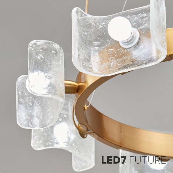 Loft Industry Modern - Circle Ice Chandelier